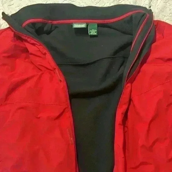 L.L. Bean 2 in 1 Wind/Water Resistance Shell and Zip Out Fleece Coat Men’s XXL